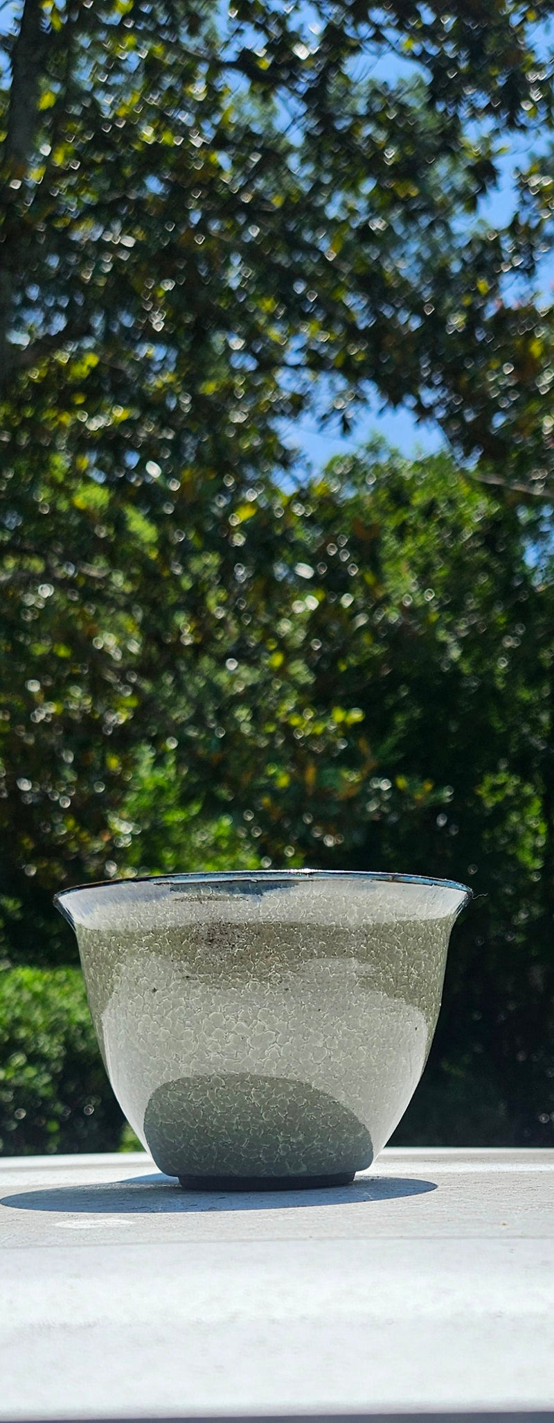 Mottled Cup Vase