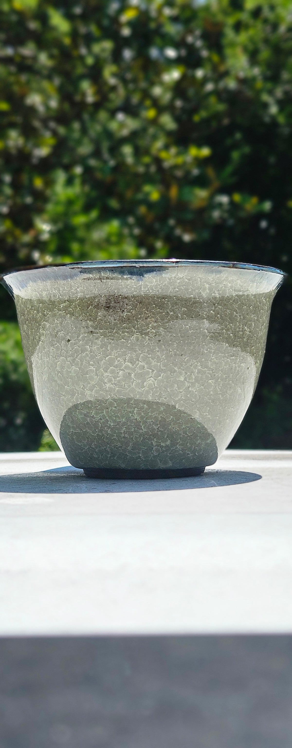 Mottled Cup Vase