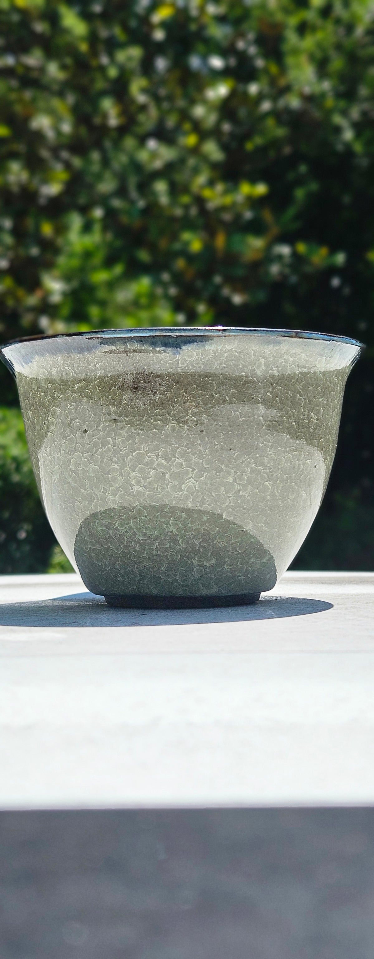 Mottled Cup Vase