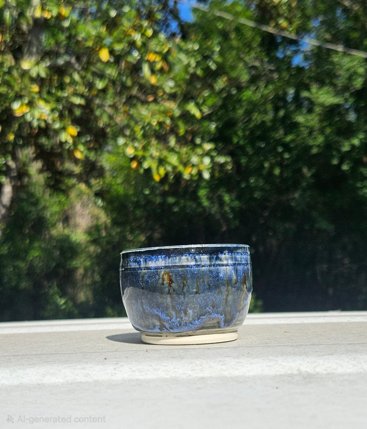 Small Dish in Blue